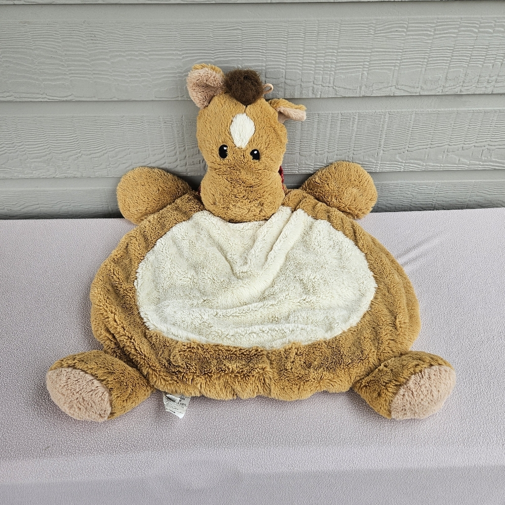 Mary Meyer Bestever Baby Mat Horse Tummy Time Plush Cowboy Western Bandana